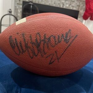 Cliff Branch Autographed Football